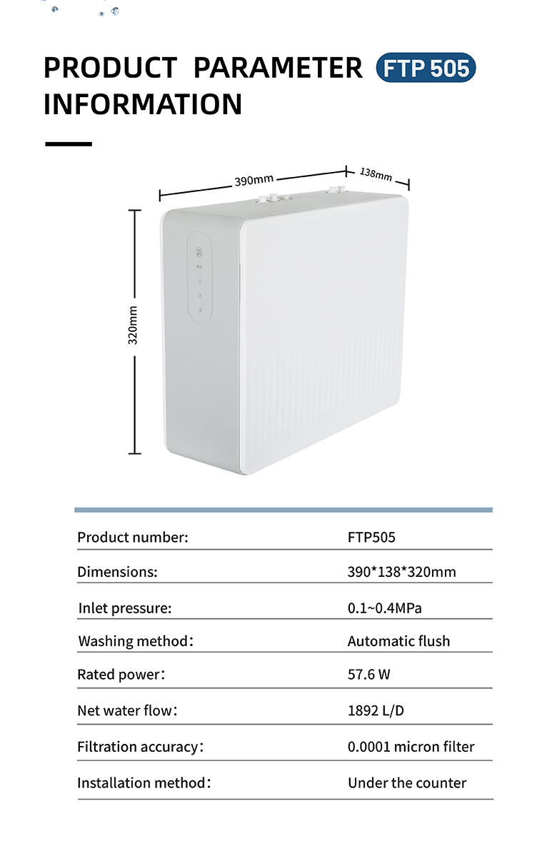 Filterpur intelligent kitchen RO alkaline faucuet mounted water purifier