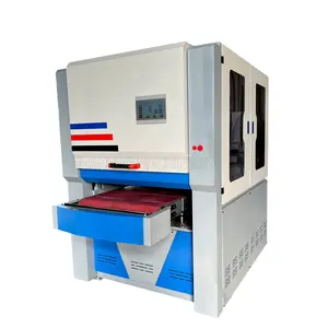 China belt brush grinding deburring finishing machines grind and brush polishing machines steel strip edge deburring machine