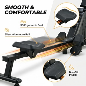 Vente directe usine : Rameur d'exercice commercial pour salle de sport avec écran LCD - Product Image 5
