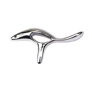 Masseur de pieds <span class=keywords><strong>en</strong></span> alliage de zinc, triangle, shiatsu, drainage des méridiens du pied, bâton de massage triangulaire, thérapie par acupression, outil de massage - Product Image 1