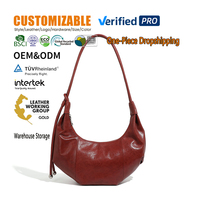 Sac à main style rétro avec fermeture éclair, design original, pour le quotidien, tendance, motif pierre, échantillon gratuit, support OEM ODM, couleur café, Hobo