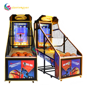 Máquina de juego de tiro competitivo con pantalla LCD de 55 pulgadas para interiores, simulador de baloncesto deportivo con aceptador de billetes para centro de juegos metálico - Product Image 1