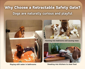 <span class=keywords><strong>Barrière</strong></span> de <span class=keywords><strong>sécurité</strong></span> pour animaux de compagnie en plastique rétractable, extra large, réglable, en maille, pour chien et <span class=keywords><strong>chat</strong></span>, 140 cm de haut, imperméable, anti-escalade, pour les escaliers - Product Image 6