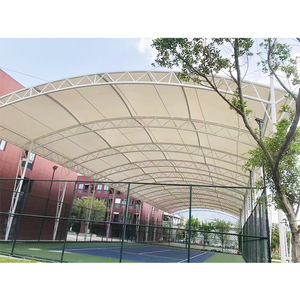 Toldo de PVDF, Estructura de Membrana Arquitectónica, Material para Techos de Estadios, para Canchas de Tenis y Baloncesto al Aire Libre - Product Image 2