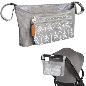 Tas Organizer Bayi Multifungsi Tahan Air, Kapasitas Besar, Bahan Polyester Awet untuk Perlengkapan Bayi, Tas Popok dan Kereta Dorong - Product Image 1