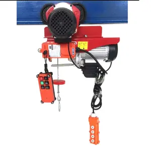 Electric Rope-type Movable PA Hoist Manufacturer Price With Electric Trolley