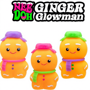 2026 New Arrivals Nedoh Rubber Squishy Toy Ginger Glowman Stress <b>Ball</b> <b>Squeeze</b> <b>Ball</b> Glows in the Dark Squishy Sensory Fidget Toys - Product Image 3