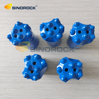Forets coniques en carbure forgé Sinorock 32mm 34mm 36mm 38mm pour applications minières, forage de roche et concassage, haute qualité