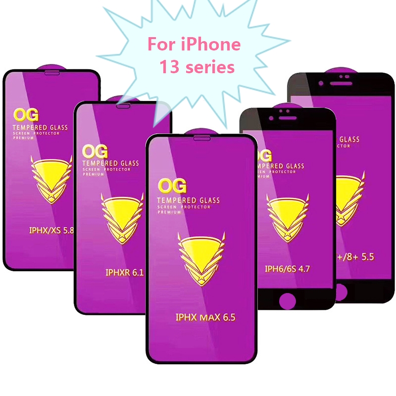 2022 для iphone 13 12 mini pro max Защита экрана для iphone 13 закаленное стекло для iphone xs max xr xs 8 7 6s 2.5d 9d 21d 100d