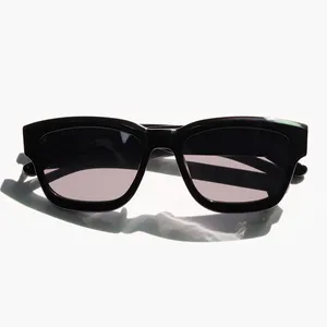 Toptan marka lüks erkekler vintage güneş gözlüğü retro gafas de sol güneş gözlüğü erkekler için şık