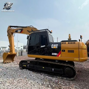 Excavatrice sur chenilles d'occasion CAT320D2L, 20 tonnes, godet de 1 m³, marque japonaise d'origine, excavatrice de construction de taille moyenne, faible nombre d'heures, bon état - Product Image 2