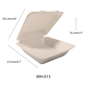 Precios Bajos en Contenedores con Tapa Abatible de 6, 8 y 9 Pulgadas, Cajas para Llevar, Suministros para Restaurantes, Contenedores de Alimentos para Llevar en Venta - Product Image 1