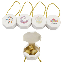 Boîtes à bonbons Eid Mubarak, boîtes cadeaux pour chocolats, emballage cadeau pour la fête du Ramadan musulman, boîte cadeau de décoration