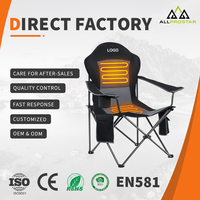 Fauteuil de camping pliable personnalisé, chauffant, portable, ultraléger, pour la randonnée, les voyages, les pique-niques, la pêche, la plage, le jardin