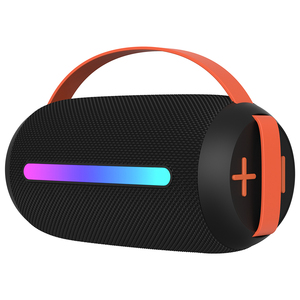 Altavoz Inalámbrico Portátil RGB BT 5.3 al por Mayor con Material ABS y Diseño de <span class=keywords><strong>Tela</strong></span> (Rojo/Azul/Negro) para Fiestas en Casa, Campamentos al Aire Libre - Product Image 6