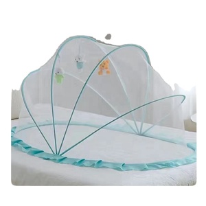 Enfants Bébé Moustiquaire Tente Portable Pliable pour Nouveau-Né Berceau Literie Rose - Product Image 1