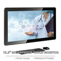 Nuevo Monitor de Pantalla Táctil Capacitiva Integrada ODM/OEM de 10.1/15.6 Pulgadas, PC 1920X1080 16:9/4:3, Industrial/Comercial, Metálico, SUB/DVI