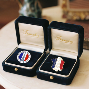 Bộ ghim cài áo lưu niệm Pháp bán buôn, chất liệu men mềm, hình ảnh các điểm tham quan Pháp, đặc biệt là tháp <span class=keywords><strong>Eiffel</strong></span>, quà tặng du lịch Paris. - Product Image 6