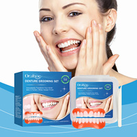Offre Spéciale ensemble de prothèses dentaires en Silicone matériel à carreaux accessoires de blanchiment des dents pour beauté naturelle sourire Modification Gap