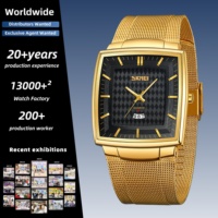 Montre-bracelet minimaliste SKMEI 9311 pour homme avec cadran texturé et calendrier – un accessoire intemporel idéal pour les jeunes garçons, à porter au quotidien au travail