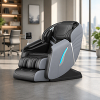 Sillón de Masaje Portátil de Cuerpo Completo con Doble Núcleo, Riel SL Reforzado, Gravedad Cero, Envoltura de Airbag y Control Inteligente, 148cm, Descuento por Volumen
