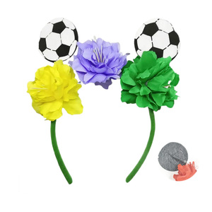 Occhiali con Fascia per Capelli a Forma di Pallone da Calcio, Design Originale 2025, Fatti a Mano in Plastica/Resina per Tifosi e Feste - Product Image 5