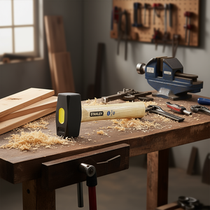 Martillo Stanley con mango de madera de 3000g para metalurgia y carpintería - Product Image 3