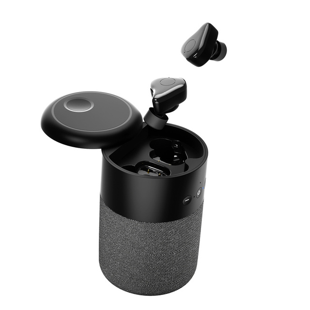 2021 New Speaker Headphone 2 in 1 BT 5.1 Deep Bass Stereo Portable Wireless Earphone