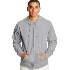 Wholesale Winter Fashion Hoodies for Men OEM Custom Logo Half Zip Streetwear Cotton <b>Velour</b> Oversized Hooded <b>Sweatshirts</b> Factory - Product Image 1