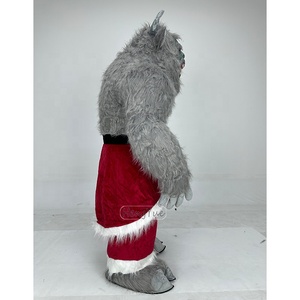 Disfraces de Mascota de Peluche de Monstruo de <span class=keywords><strong>Sully</strong></span> Gigante, Traje Inflable de Krampus para Caminar, Fiesta de Adultos Unisex, Novedad - Product Image 4