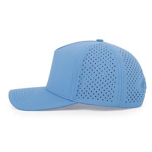 Gorra de Béisbol Unisex de 5 Paneles con Logotipo Personalizado, Impermeable, Transpirable, con Orificios Cortados con Láser, 100% Acrílico - Product Image 4