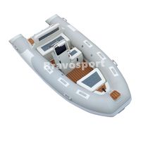 Bateau côtelé gonflable à grande vitesse, Offre Spéciale 6 capacités, 360 390 oca hypalon, coque rigide en aluminium, à vendre