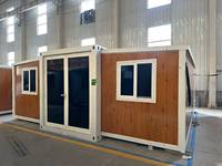 Contenedor de Vivienda Prefabricado de Acero Galvanizado, Resistente a Huracanes, de 20 y 40 Pies, con 3 Dormitorios Grandes, de Lujo, Expandible, Venta al Por Mayor