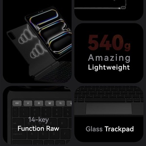 High-Quality Ultra-Light Magic <b>Keyboard</b> (2nd Generation) <b>For</b> Ipad 10.9 11 13 Inch With 14-Key Function Glass Touchpad Laudtec - Product Image 4