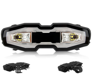 Feux de chasse à LED à 5 fonctions avec conception de trou d'aération, corps en aluminium, 5 modes, feu de freinage rouge, feu arrière, feu de conduite pour UTV ATV - Product Image 1