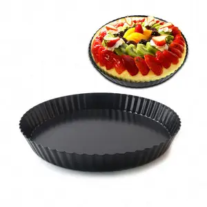 LS Nhà Máy Giá 8 inch không dính vuông nướng bánh pizza Pan Trung Quốc