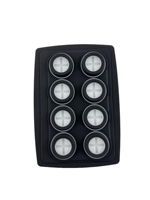 Clavier à boutons en caoutchouc silicone élastique personnalisé OEM, moulé par compression, pour contrôle automobile, marque United, vente chaude