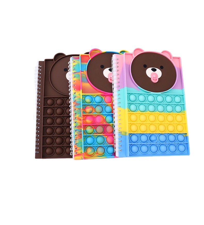 VCW профессиональная фабрика производства мультфильм детские поп-пузырь записная книжка, встроенный в транспортное средство пузырь записная книжка