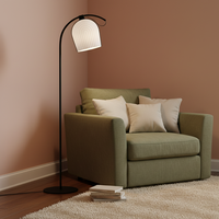Lampadaire d'hôtel de style mi-siècle, nouveau design créatif, fantaisie et simple, pour chambre à coucher, salon, lecture