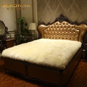 Braonma Wool Mattress Pad 1.8m Thick Warm Sheepskin <b>Bedding</b> Home Use - Product Image 1