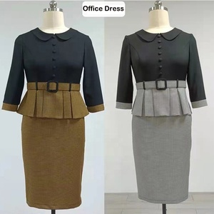 En Oferta, Vestido de Oficina de Calidad para Mujer, Talla Grande, Estilo Turco, para Iglesia - Product Image 6