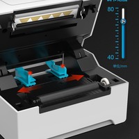 Printer Thermal Label Pengiriman & Waybill Ekspres Satu Bagian 76130 Mobile untuk Kecepatan Cetak 203dpi 160mm/s