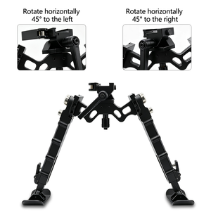 Support de tir réglable V9 pliable avec trépied et monture <span class=keywords><strong>QD</strong></span> 20 mm, accessoires universels pour l'extérieur - Product Image 3
