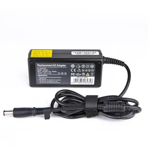 65 w 18.5 v 3.5a מחשב נייד סוללה עבור hp מחשב נייד מטען 65 w גדול פין