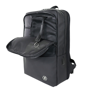 Sac à dos intelligent RFID imperméable en polyester Oxford avec fermeture éclair géométrique, logo personnalisé, antivol, 14 pouces - Product Image 1