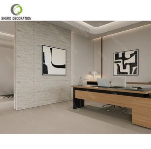 Muebles de Oficina Modernos de Nuevo Diseño, Muebles de Oficina de Lujo en Forma de L, Escritorio para Gerente/Jefe, Escritorio Ejecutivo para CEO - Product Image 5
