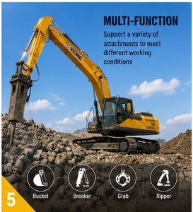 รถขุดตีนตะขาบ XE260CLL แบบยาวพิเศษ ขนาด 27 ตัน สำหรับงานแม่น้ำและงานลาดชัน - Product Image 5