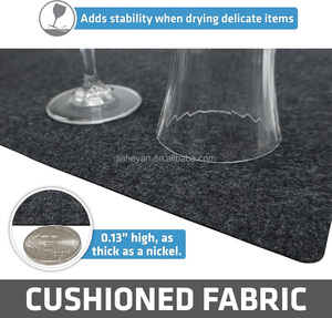 Tapis en <span class=keywords><strong>feutre</strong></span> 100 % polyester absorbant, respirant, antistatique et écologique pour évier de cuisine, égouttoir, armoire, sol et garage - Product Image 6