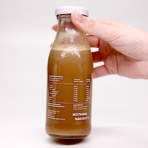 Customize 200ml 250ml 500ml 1000ml Transparent Empty Fresh Milk Glass Bottle For Milk