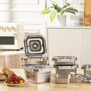 BPA tươi-không gỉ kín thực phẩm <span class=keywords><strong>container</strong></span> cho trái cây, rau, thực phẩm nấu chín - Product Image 1